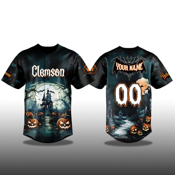 Clemson Tigers x Halloween Baseball 2025 Jersey 2