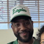 Clint Coley Wears Philadelphia Eagles Hat