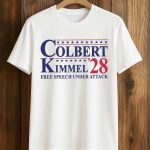 Colbert Kimmel 2028 Free Speech Under Attack Shirt