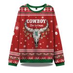 Cowboy Christmas Ugly Sweater