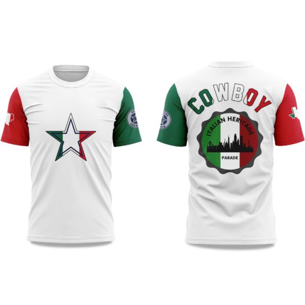 Cowboys Italian Heritage Night 2025 T Shirt
