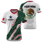 Cowboys Mexican Heritage Celebration 2025 V-neck Short Sleeve Jersey
