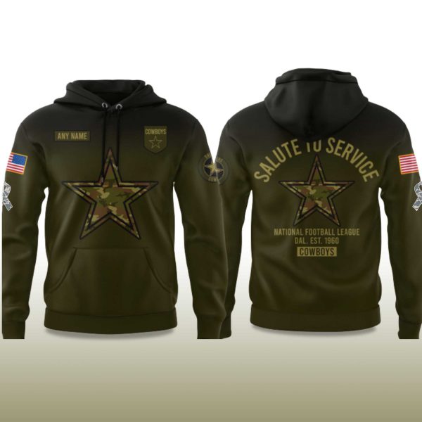 Cowboys Salute To Service Hoodie 2025