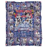 Cubs 150th Anniversary 1876-2026 Fleece Blanket