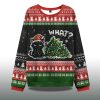 Curious Cat Christmas Ugly Sweater 2