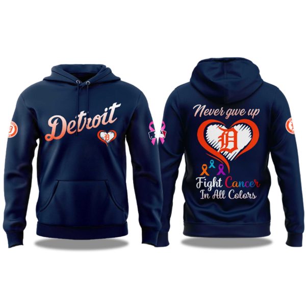 Detroit Fight Cancer In All Colors 2025 Hoodie 1