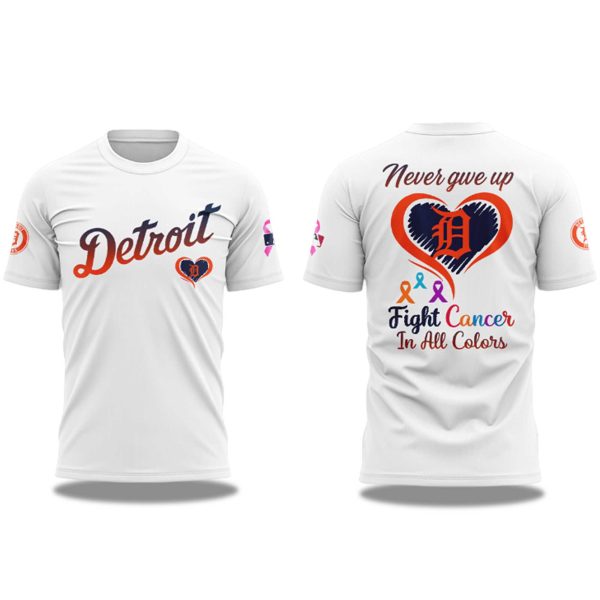 Detroit Fight Cancer In All Colors 2025 T Shirt 2