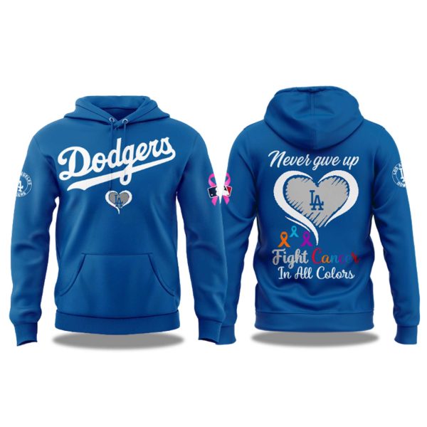 Dodgers Fight Cancer In All Colors 2025 Hoodie 1