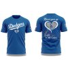 Dodgers Fight Cancer In All Colors 2025 T Shirt 1