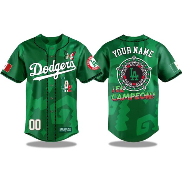 Dodgers Mexican Heritage Month 2025 Jersey 1