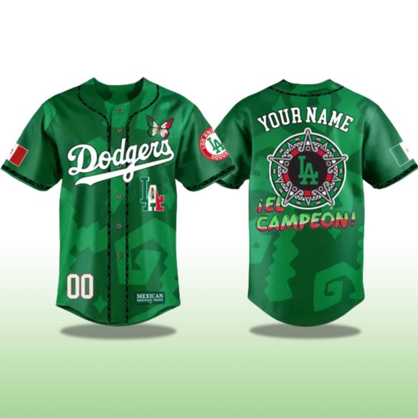 Dodgers Mexican Heritage Month 2025 Jersey 2