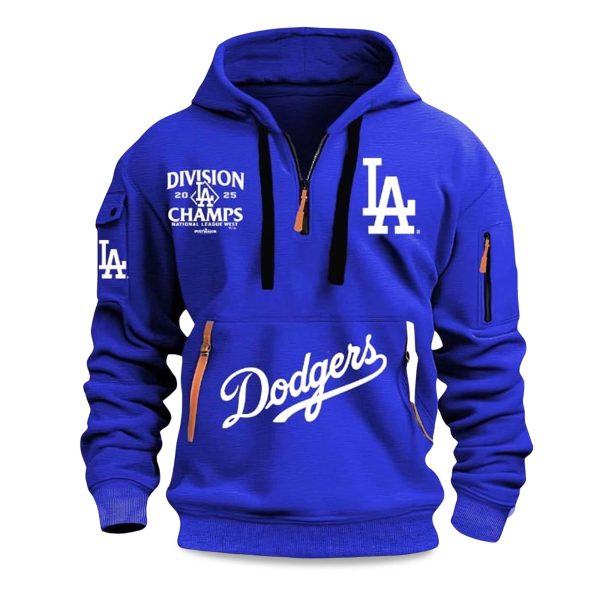 Dodgers NL West Division Champions 2025 Zip Hoodie