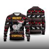 Donkey Merry Kissmyass Ugly Christmas Sweater 2025