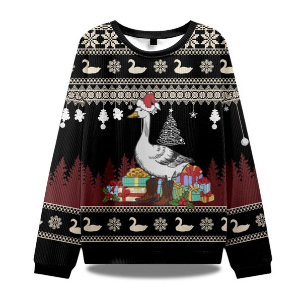 Duck Christmas Ugly Sweater 1