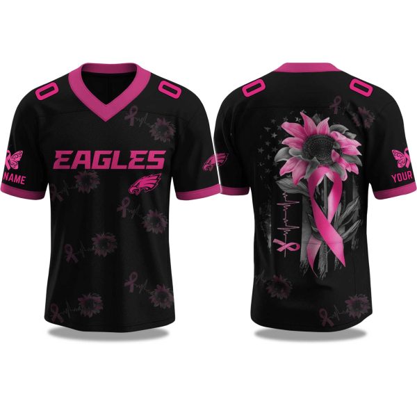 Eagles Breast Cancer Awareness Month 2025 Jersey 1