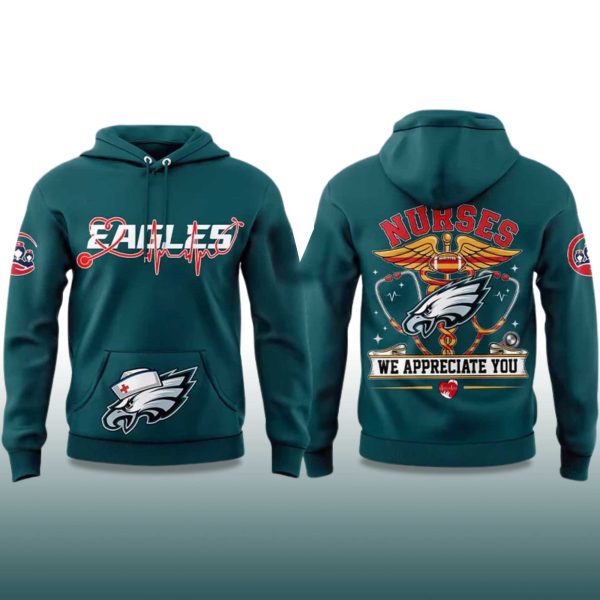 Eagles Nurses Appreciation 2025 Hoodie 2