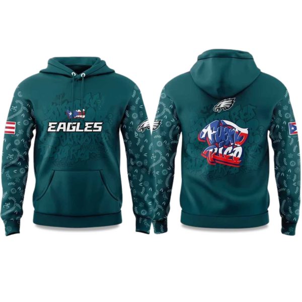 Eagles Puerto Rican Heritage 2025 Hoodie 1