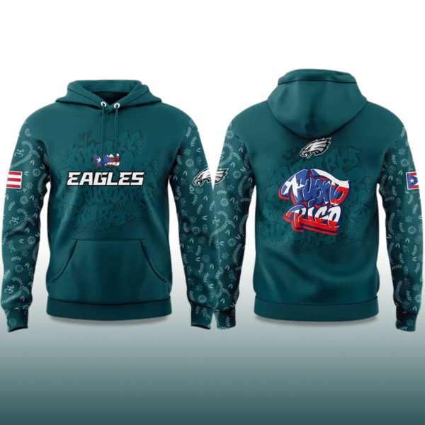 Eagles Puerto Rican Heritage 2025 Hoodie 2
