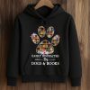 Easily Distracted By Dogs and Books Shirt