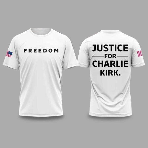 FREEDOM Justice for Charlie Kirk Shirt 1