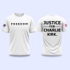 FREEDOM Justice for Charlie Kirk Shirt 2