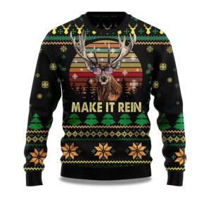 2025 Make It Rein Ugly Christmas Sweater 1