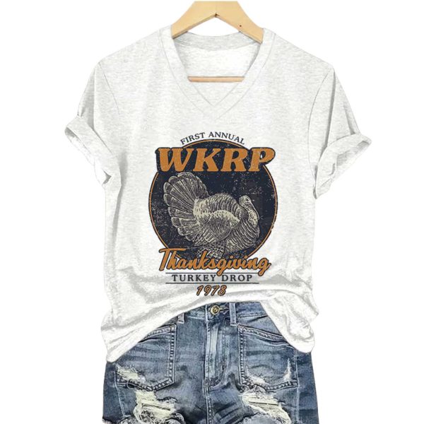 First Annual Wkrp Thanksgiving Turkey Frop 1978 Shirt