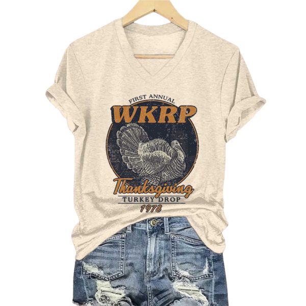 First Annual Wkrp Thanksgiving Turkey Frop 1978 Shirt