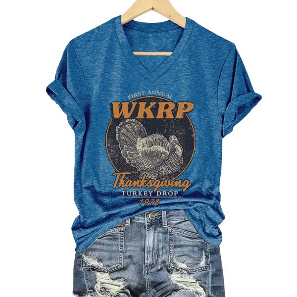 First Annual Wkrp Thanksgiving Turkey Frop 1978 Shirt