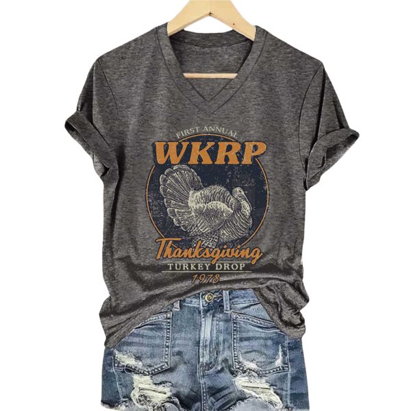First Annual Wkrp Thanksgiving Turkey Frop 1978 Shirt