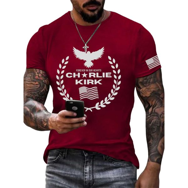 Forever In Our Hearts Charlie Kirk Shirt 3