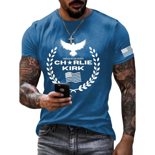 Forever In Our Hearts Charlie Kirk Shirt 4