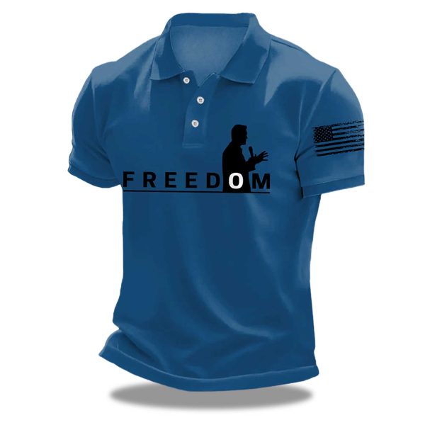 Freedom Charlie Kirk Polo Shirt 3