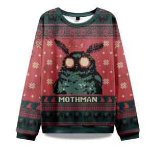 2025 Mothman Ugly Christmas Sweater 1