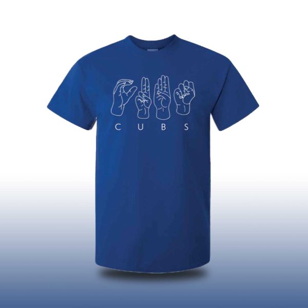 Cubs Deaf Inclusive Shirt 2025 Giveaway