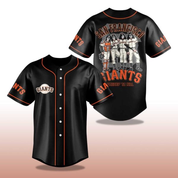 Giants Dressed to Kill Baseball Jersey 2
