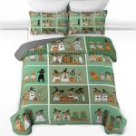 Golden Halloween All Season Bedding Set