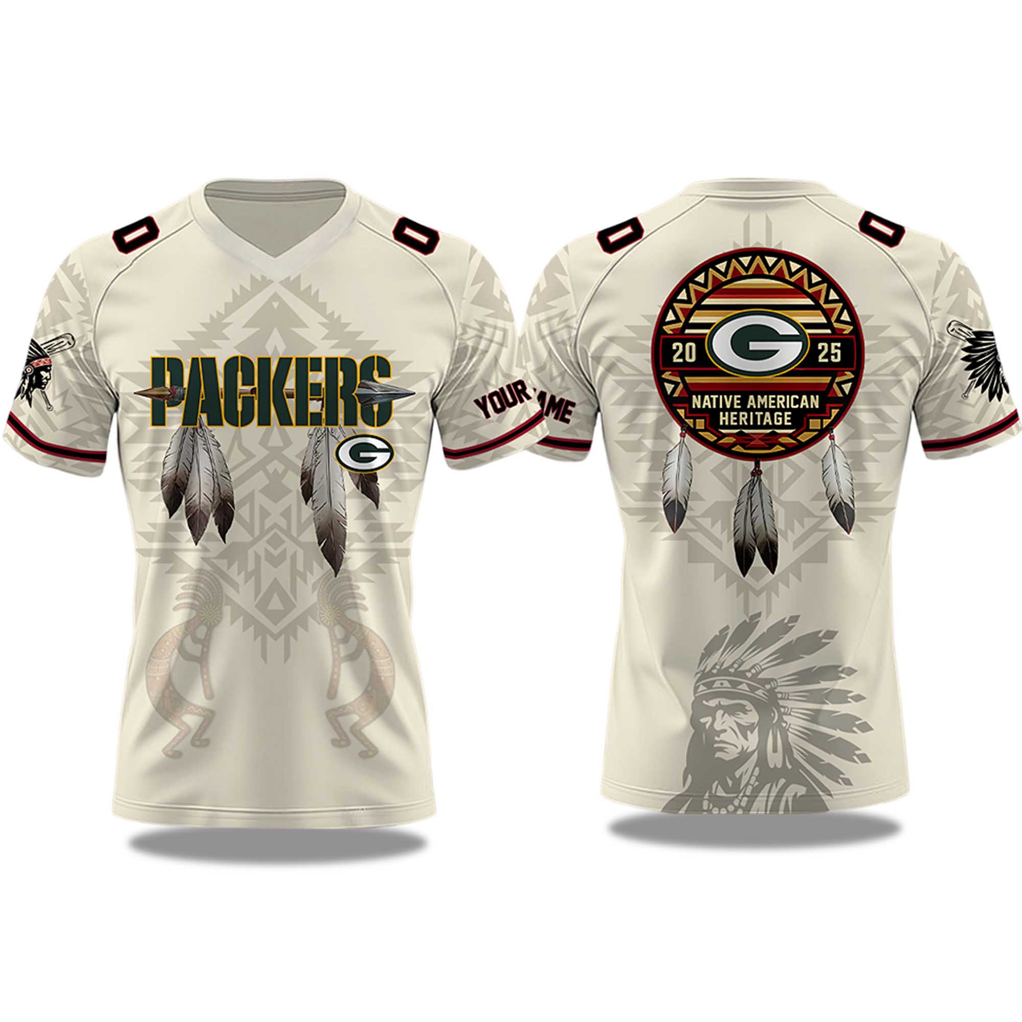 Green Bay Packers Native American Heritage Month 2025 Jersey 