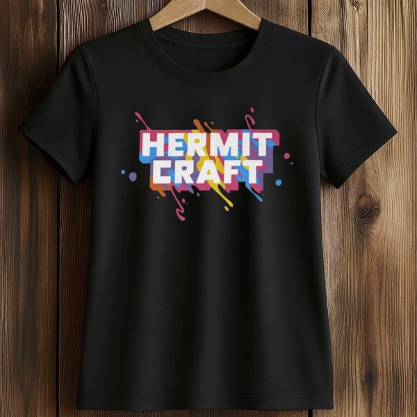 Hermitcraft Merch Paint Splatter Shirt