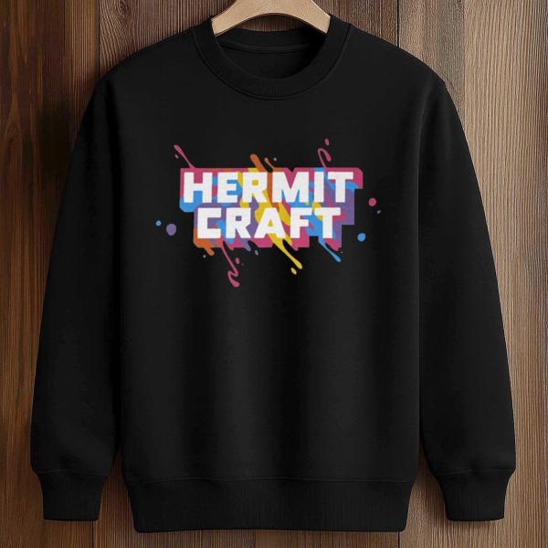 Hermitcraft Merch Paint Splatter Shirt