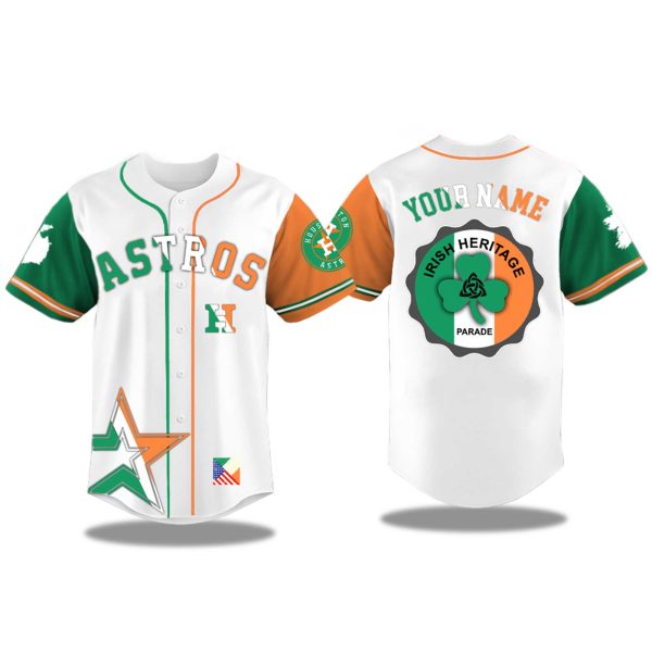 Houston Astros Irish American Heritage Night 2025 Jersey 1