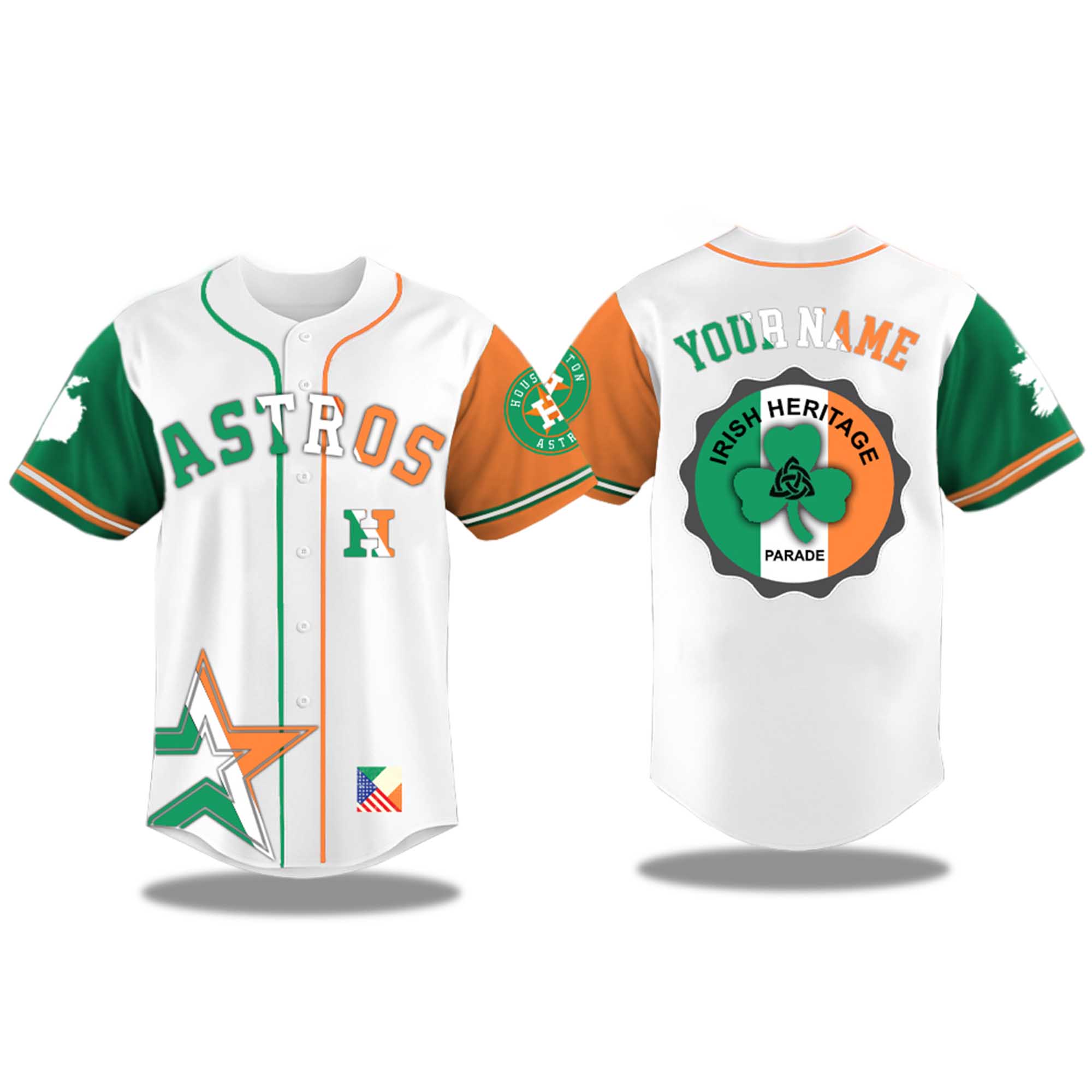 Houston Astros Irish American Heritage Night 2025 Jersey 