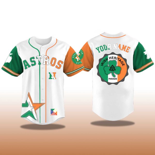 Houston Astros Irish American Heritage Night 2025 Jersey 2