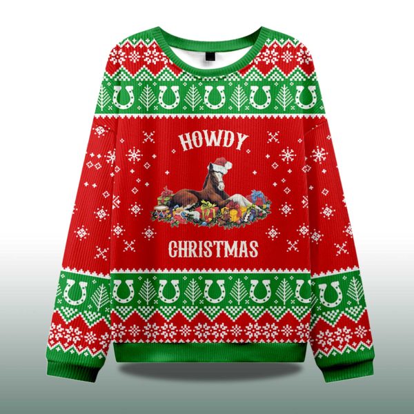 Howdy Christmas Ugly Sweater 2