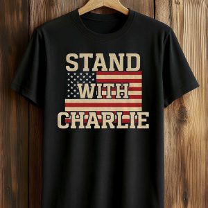 Stand With Charlie Kirk Free Speech Support shirt