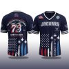 Jacksonville Jaguars US Air Force Birthday 2025 V neck Short Sleeve Jersey 2