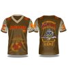 Jacksonville Jaguars USMC 250th Birthday Night 2025 V neck Short Sleeve Jersey 1