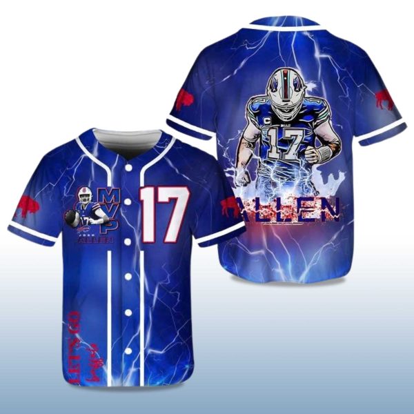 Josh Allen Let's Go Buffalo MVP 17 Jersey
