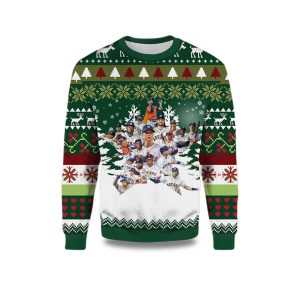 All Star Team Houston Astros Ugly Christmas Sweater 2025 1
