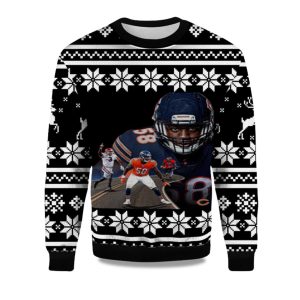 2025 Roman Smith Chicago Bears Ugly Christmas Sweater 1